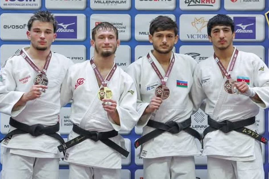 Ázerbájdžánští judisté získali medaile na otevřeném evropském turnaji – FOTO
