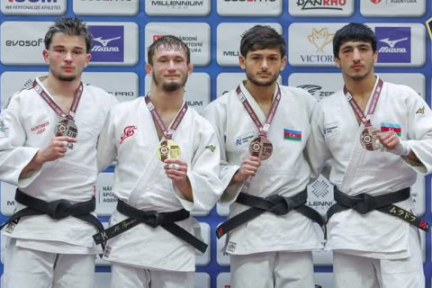 Ázerbájdžánští judisté získali medaile na otevřeném evropském turnaji – FOTO
