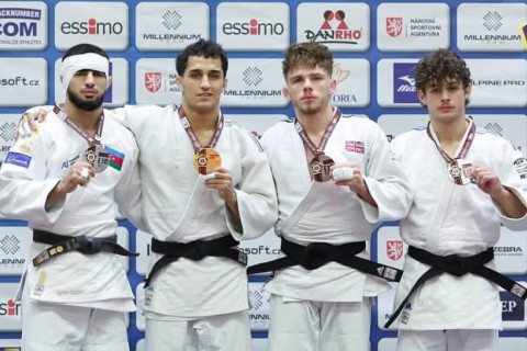 Ázerbájdžánští judisté získali medaile na otevřeném evropském turnaji – FOTO