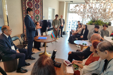 Fuad Muradov se setkal s ázerbájdžánskou komunitou v Japonsku – FOTO