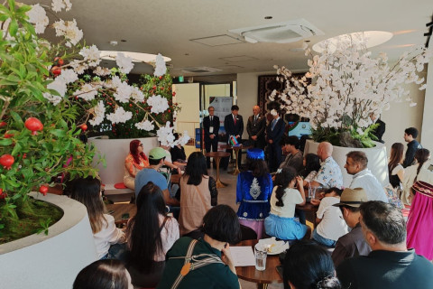 Fuad Muradov se setkal s ázerbájdžánskou komunitou v Japonsku – FOTO