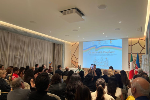 V Římě se konala oslava ázerbájdžánského mughamu – FOTO – VIDEO