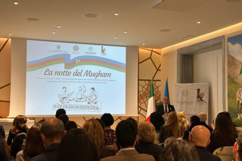 V Římě se konala oslava ázerbájdžánského mughamu – FOTO – VIDEO