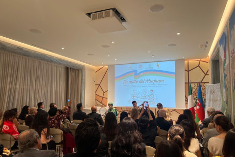 V Římě se konala oslava ázerbájdžánského mughamu – FOTO – VIDEO