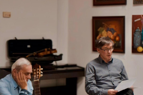 V Pražském Ázerbájdžánském domě se konal tvůrčí večer Milana Dvořáka