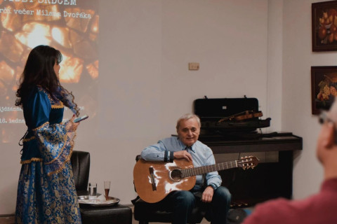 V Pražském Ázerbájdžánském domě se konal tvůrčí večer Milana Dvořáka