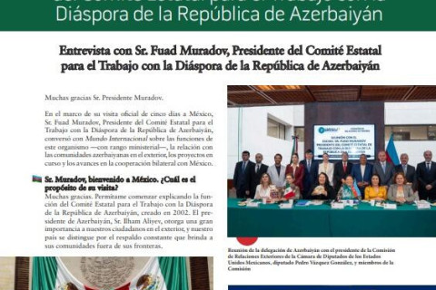 Autoritativní mexický časopis informoval o mezinárodní činnosti Státního výboru pro práci s diasporou - FOTO