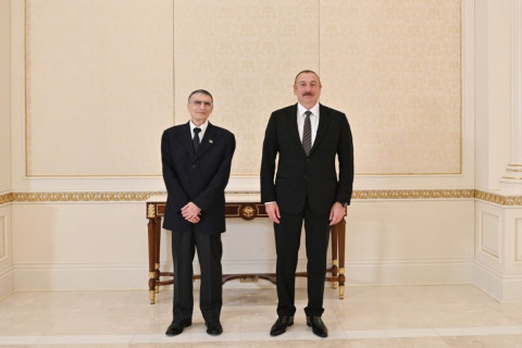 Nositel Nobelovy ceny Aziz Sancar poděkoval prezidentu Ilhamu Aliyevovi