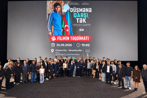 V Praze byl promítnut film o ázerbájdžánském národním hrdinovi Natigu Gasimovovi