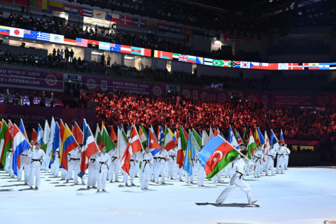 V Baku se uskutečnilo slavnostní zahájení mistrovství světa v judu