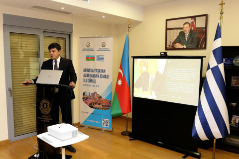 Fuad Muradov se setkal s ázerbájdžánskou komunitou v Řecku